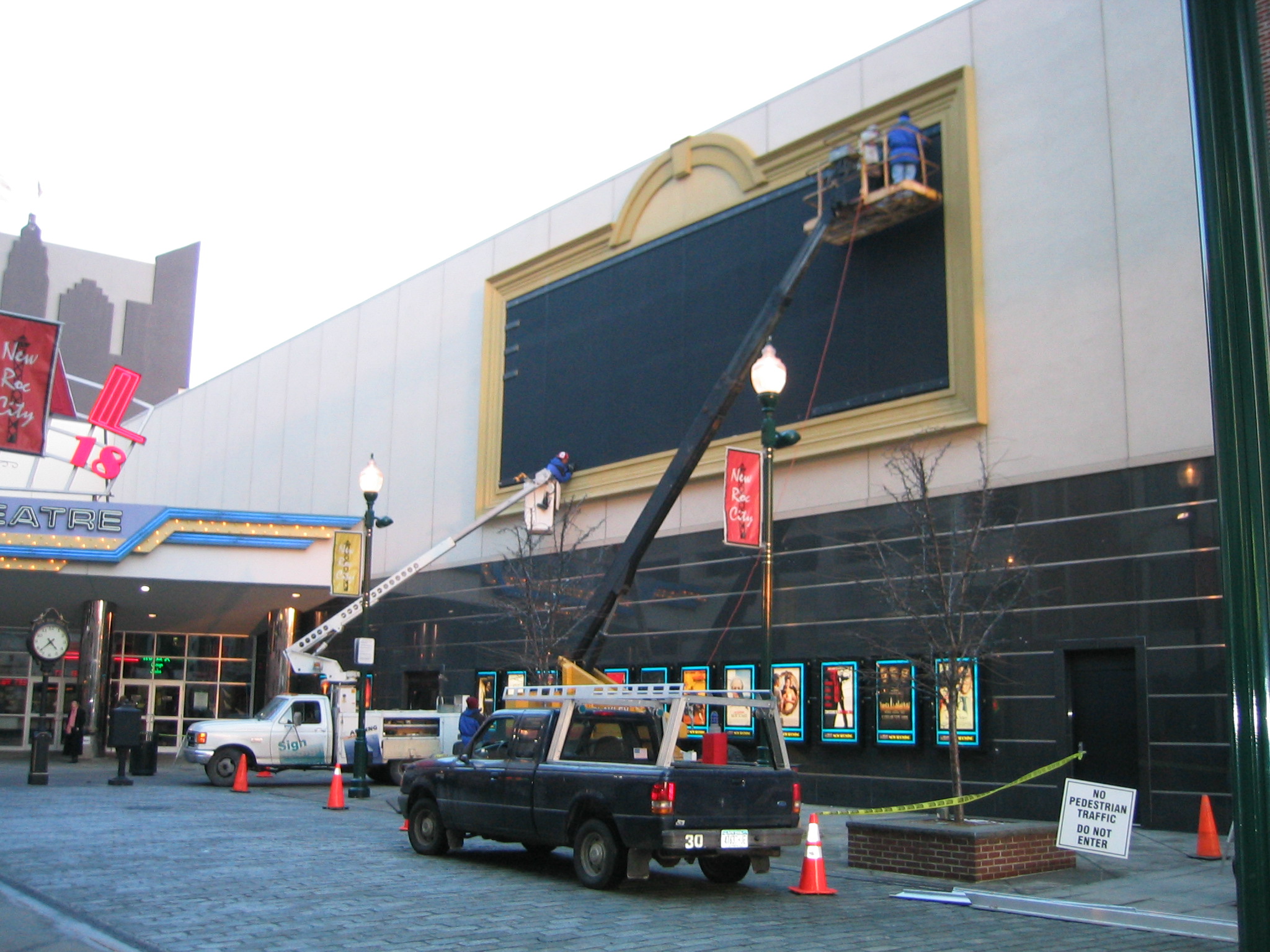 New Roc City billboard installation for Regal Cinema